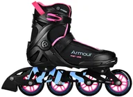 Rolki - Rolki Nils Extreme Armour Czarno Różowe 41 (5907695553949) - miniaturka - grafika 1