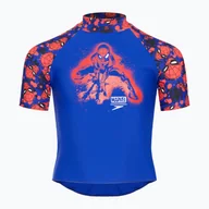 Stroje kąpielowe dla dziewczynek - Koszulka do pływania dziecięca Speedo Spider-Man Sun Top - miniaturka - grafika 1