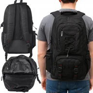 Plecaki - PLECAK 35L CZARNY PODRÓŻNY TURYSTYCZNY TREKKINGOWY MOCNY W GÓRY WYTRZYMAŁY - miniaturka - grafika 1