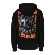 Bluzy sportowe męskie - Pit Bull Bluza Z Kapturem Hooded Męska Blacky - miniaturka - grafika 1