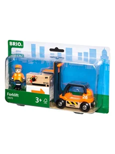Brio Wózek widłowy - 3+ - Pociągi dla dzieci - miniaturka - grafika 1