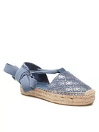 Espadryle damskie - Guess Espadryle Jalene3 FL6JL3 FAL14 Granatowy - miniaturka - grafika 1