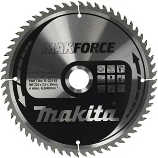 Makita B-32415 piła tarczowa do cięcia drewna 235x30 mm 60 zębów T.C.T. Makforce - Tarcze do pił - miniaturka - grafika 1