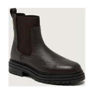 Sztyblety damskie - Tommy Hilfiger Skórzane sztyblety CHELSEA - miniaturka - grafika 1