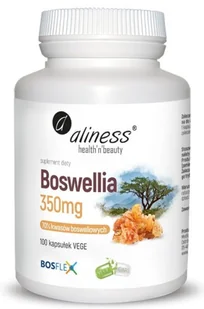 Aliness Boswellia 350mg 100vkaps. Wsparcie stawów - Witaminy i minerały - miniaturka - grafika 1