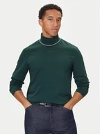 Swetry męskie - HUGO Golf Daporollo 50547372 Zielony Regular Fit - miniaturka - grafika 1