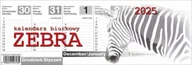 Kalendarze - Kalendarz 2025 biurkowy Zebra - Parma Press - miniaturka - grafika 1