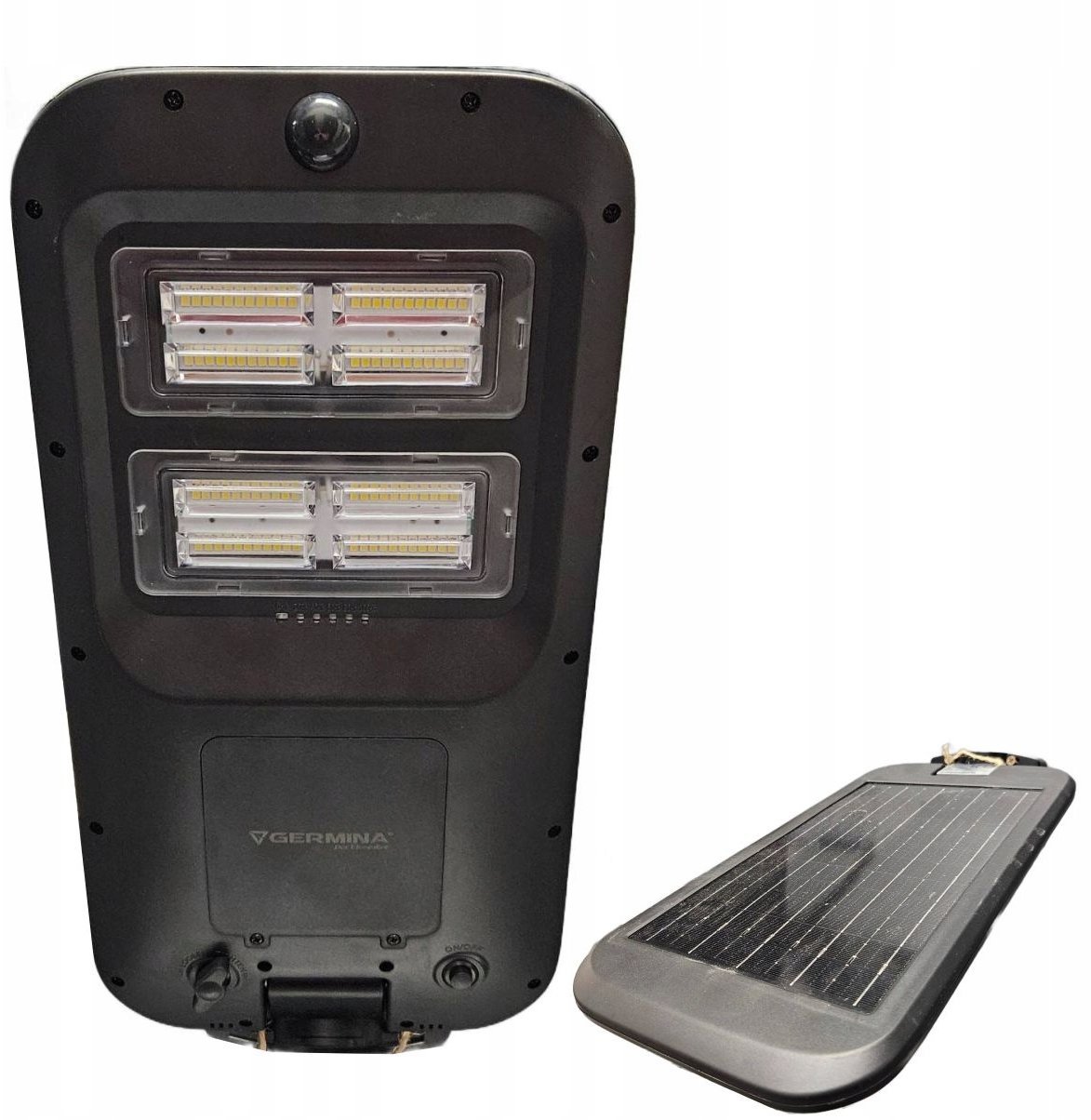 Lampa uliczna z panelem słonecznym Lupus z czujnikiem ruchu GW-0112