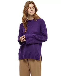 Swetry damskie - Peppercorn Damski sweter z dzianiny Rosalia z długim rękawem, 1632 Imperial Purple, XXL - grafika 1