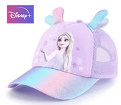 Czapki damskie - Czapka dla dziewczynki Kraina Lodu Elsa fioletowa - miniaturka - grafika 1