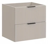 Szafki łazienkowe - Kaszmirowa szafka pod umywalkę 60 cm Adel Cashmere 82-60-2S z szufladami - miniaturka - grafika 1