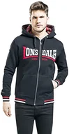 Bluzy męskie - Lonsdale Nateby męska bluza z kapturem - miniaturka - grafika 1