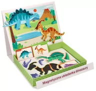 Mały naukowiec - Układanka magnetyczna dinozaury - miniaturka - grafika 1