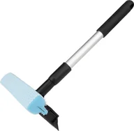 Akcesoria do mycia samochodu - AMiO Myjka do szyb okien luster + ściągaczka do wody teleskopowa aluminiowa 35/48 cm amio-03853 - miniaturka - grafika 1