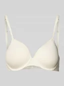 Biustonosze - Biustonosz z mieszanki bawełny - miniaturka - grafika 1