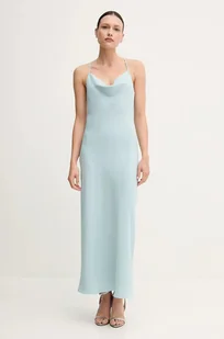 Calvin Klein sukienka kolor turkusowy maxi prosta LV044B053G - Sukienki - miniaturka - grafika 1