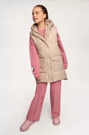Spodnie i spodenki dla dziewczynek - Coccodrillo spodnie dresowe bawełniane dziecięce kolor różowy gładkie - miniaturka - grafika 1