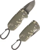 Breloki - Mil-Tec NÓŻ Brelok MilTec Mały Składany AT-Digital Karabińczyk - miniaturka - grafika 1