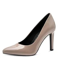 Czółenka - Marco Tozzi Damskie czółenka 2-22415-41, szarobrązowe (taupe Patent), 37 EU, Taupe Patent, 37 EU - miniaturka - grafika 1