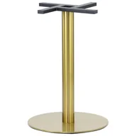 Meble modułowe i akcesoria - Podstawa stołu/stolika SH-3001-6/G, stal nierdzewna w kolorze złotym, średnica 50 cm, wysokość 72 cm - do hotelu, restauracji ,baru, biura - miniaturka - grafika 1