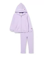 Odzież sportowa dziecięca - Champion Legacy Legacy American Classics TD - Ultralight Powerblend Fleece Hooded Completo, Jasny Fioletowy, 2 lata Bimba 0-24 FW23, Viola Chiaro - miniaturka - grafika 1