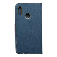 Etui i futerały do telefonów - Kabura Canvas Book do HUAWEI P Smart 2019 granatowy - miniaturka - grafika 1