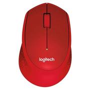 Myszki - Logitech M330 Silent Plus czerwona (910-004911) - miniaturka - grafika 1