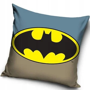 Poduszka z Poszewką 40x40 Batman Bat Man Men - Kołdry i poduszki dla dzieci - miniaturka - grafika 1