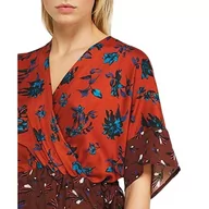 Bluzki damskie - Sisley Bluzka damska, Black And White Print 74y, XS - miniaturka - grafika 1