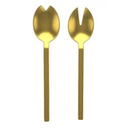 Zestawy sztućców - MEPRA Stile 2-częściowy zestaw sztućców do serwowania widelec łyżka do serwowania łyżka ze stali nierdzewnej nowy - miniaturka - grafika 1