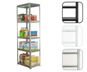 Szafy i regały magazynowe - Regał całometalowy ELARA /180x60x40/ 5 półek - Ocynkowany Wamar-Sosenka - miniaturka - grafika 1