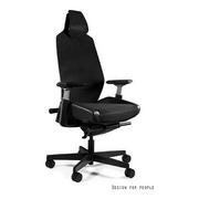 Fotele gamingowe - Fotel gamingowy RONIN Siatka Unique Biały + czarny  ✂ RABAT w sklepie! ✂️ - miniaturka - grafika 1