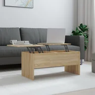 Ławy i stoliki kawowe - Lumarko Stolik kawowy, przydymiony dąb, 102x50,5x46,5 cm - miniaturka - grafika 1