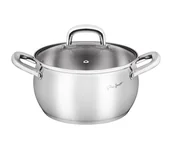 Dom i wnętrze OUTLET - Lamart - Garnek z pokrywką 18 cm stal nierdzewna - miniaturka - grafika 1