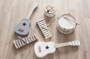 Kids Concept Gitara White/Biała 1000146 GITARA - Instrumenty muzyczne dla dzieci - miniaturka - grafika 1