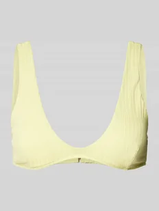 Top bikini z fakturowanym wzorem - Stroje kąpielowe - miniaturka - grafika 1