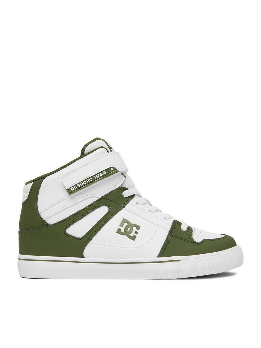Dc Shoes Sneakersy Chłopiec Biały DC SHOES-EO-PURE HI TOP EV BOYS DC01795301 Biały