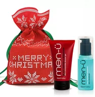 Zestawy kosmetyków męskich - Men-u Zestaw prezentowy - Żel pod prysznic czarny pieprz i bergamotka oraz nawilżający szampon do włosów - miniaturka - grafika 1