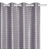 Zasłony - Zasłona 140 x 250 Blackout Przelotki Grass Srebrny - miniaturka - grafika 1
