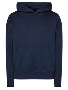 TOMMY HILFIGER granatowa bluza męska z kapturem NAVY, Rozmiar S - Bluzy męskie - miniaturka - grafika 1