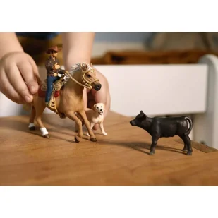 Schleich Farm World Kowbojskie przygody na dzikim zachodzie 42578 - Figurki dla dzieci - miniaturka - grafika 6