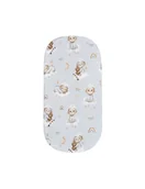 Prześcieradła dla dzieci - Bonjour Cherie Prześcieradło bambusowe 120/60 Owieczki - miniaturka - grafika 1