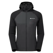 Kurtki i kamizelki sportowe damskie - Kurtka zimowa damska Montane F Sirocco Lite Hoodie Rozmiar: S / Kolor: czarny - miniaturka - grafika 1