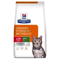 Sucha karma dla kotów - HILL'S PD Prescription Diet c/d Urinary Stress+ Metabolic Feline 1,5kg + niespodzianka dla kota GRATIS! - miniaturka - grafika 1