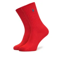 Skarpetki męskie - Skarpety Wysokie Męskie Polo Ralph Lauren 455846847011 Czerwony - miniaturka - grafika 1