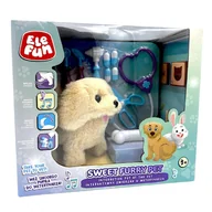 Zabawki interaktywne dla dzieci - ELEFUN Interaktywny pluszowy PIESEK U WETERYNARZA + akcesoria 3+ - miniaturka - grafika 1