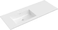 Umywalki - Mexen Otis umywalka wpuszczana w blat lewa 121 x 46,5 cm, biała połysk - 25181200L - miniaturka - grafika 1