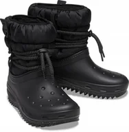 Śniegowce damskie - Damskie Buty Zimowe Ocieplane Śniegowce Crocs Classic Neo Puff Luxe 34-35 - miniaturka - grafika 1