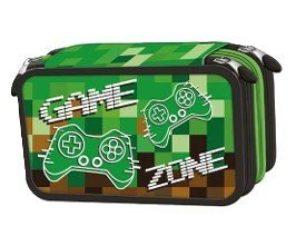 Piórnik szkolny potrójny z wyposażeniem'. Game Zone