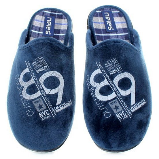 Pantofle męskie hiszpańskie Neles P42-4724B MARINO R.40